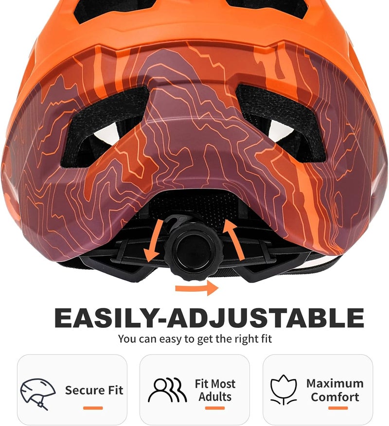 BATFOX Bike Helmet,Mountain Bike Helmet Helmets for Men Women Adults Youth - Image 3